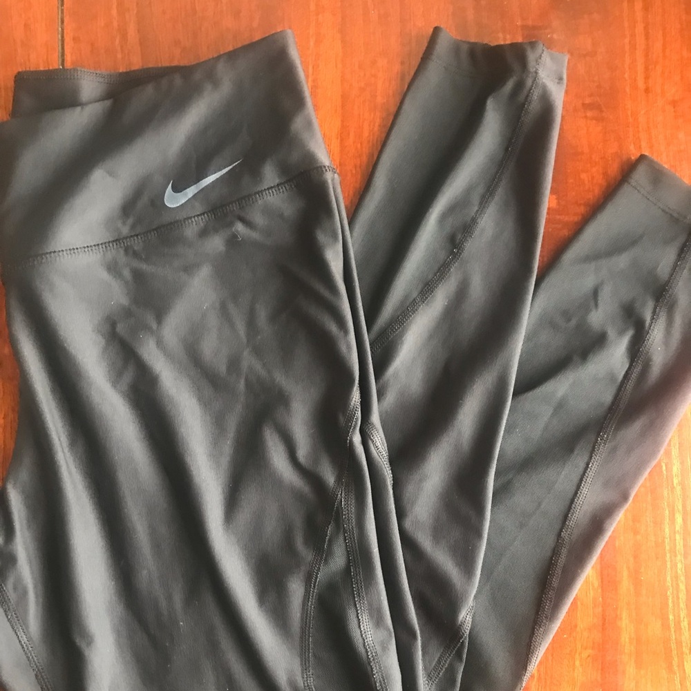 Nike leggings with mesh detail